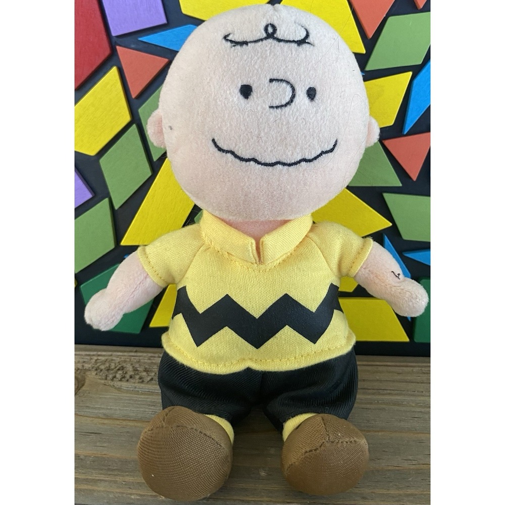 TY Beanie Peanuts Charlie Brown 8" Plush Collectible Nerdy